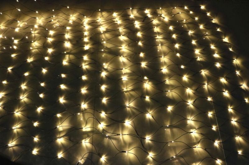 5m*3m Holiday Waterproof Colored LED Net Lights