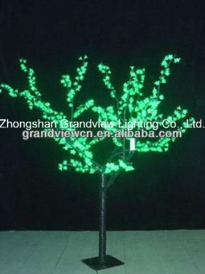 Outdoor LED Cherry Blossom Tree Light Small Green Colour