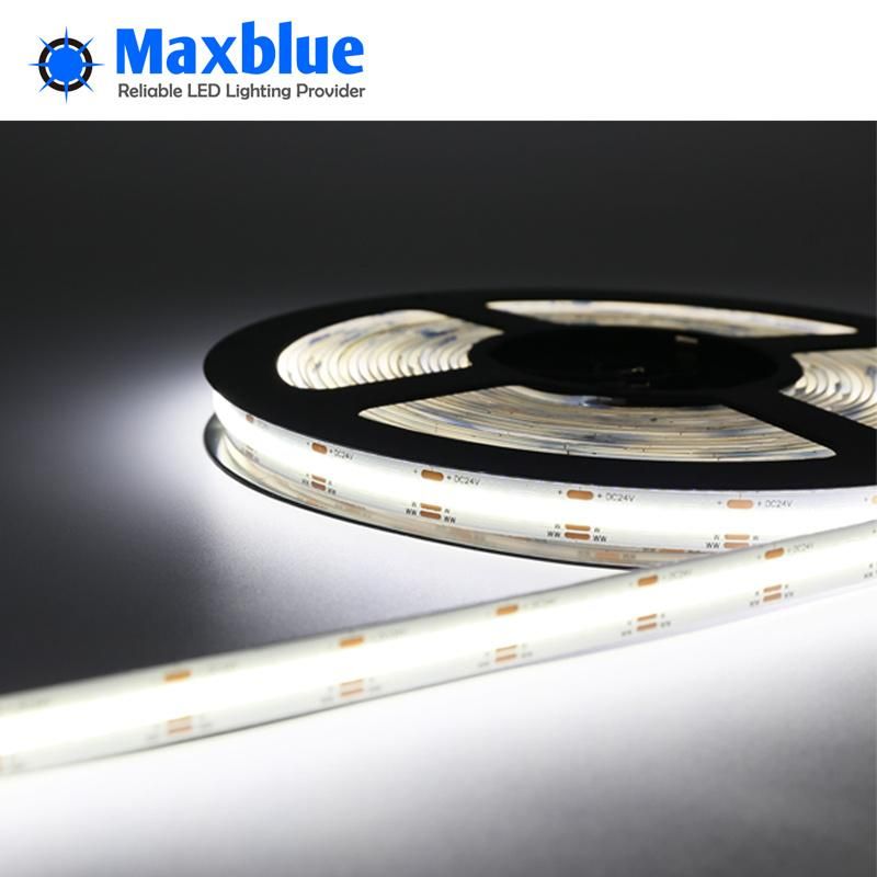 Wholesale 15W 576chips Dual White CCT Changeable COB LED Strip