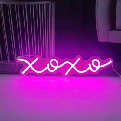 New Design Shop Xoxo Neon Sign Custom Wall Signage LED Lights for Indoor Neon Sign