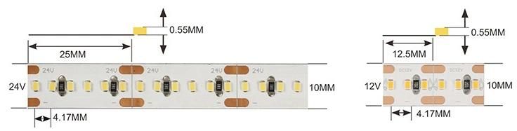 Wholesale High Quality CE FCC RoHS LED Strip SMD2216 24V 120LEDs/M Flexible LED Strips