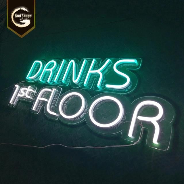 Decorative Indoor and Outdoor Neon Sign Cheap Neon Lights Guitar Man for Pool Light Neon Letters