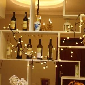 Ce RoHS Approved LED Rattan Light Low Voltage Indoor Decoration Light for Christmas/New Year