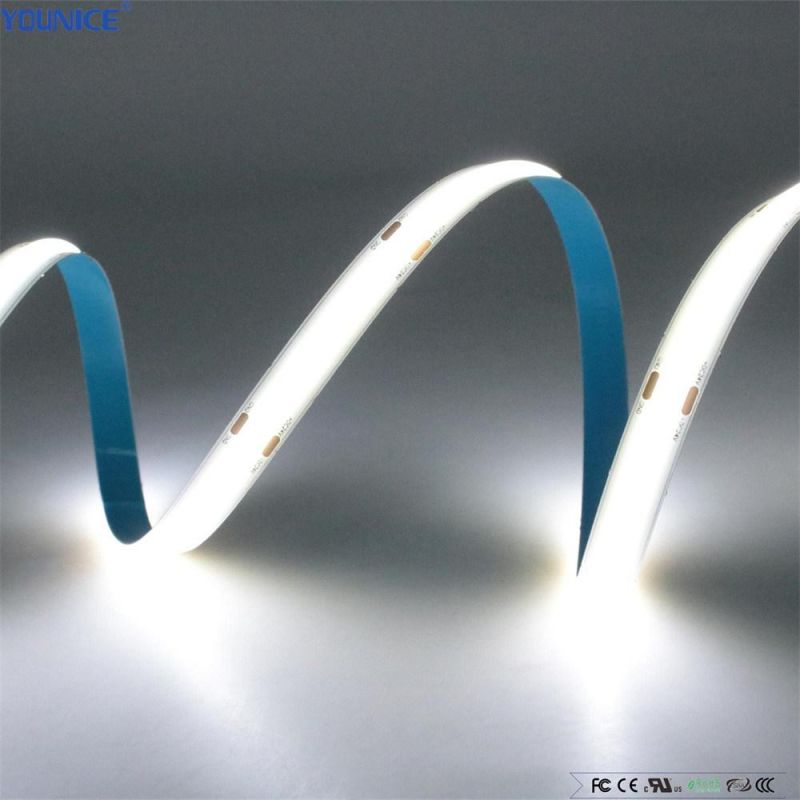 Super Bright PCB8mm Width 320LEDs/M 50mm Cut Unit Ra90 LED COB Strip