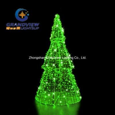 Green 3D Pine LED Christmas Tree