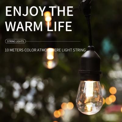 LED RGB Color Changing Waterproof Patio Lights String Remote Outside Light for Party