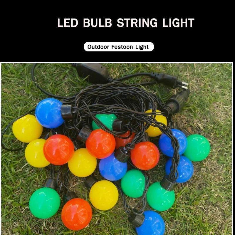 IP65 Outdoor Lighting Waterproof Lamp String G40 Ball Racecourse Light