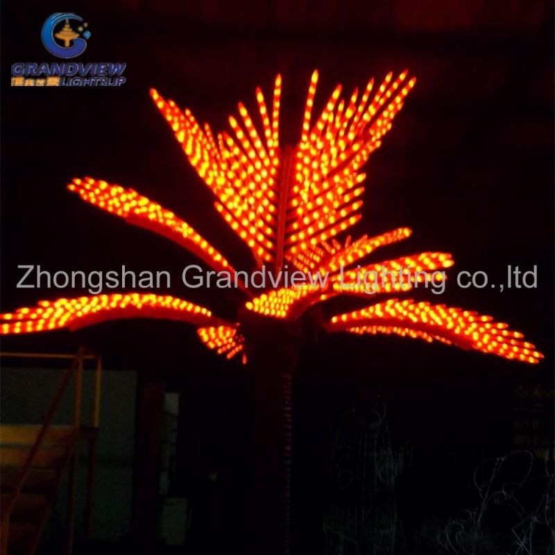 Decorative Fake Palm Artificial Trunk LED Palm Tree Light 2.5m 2015 New Product