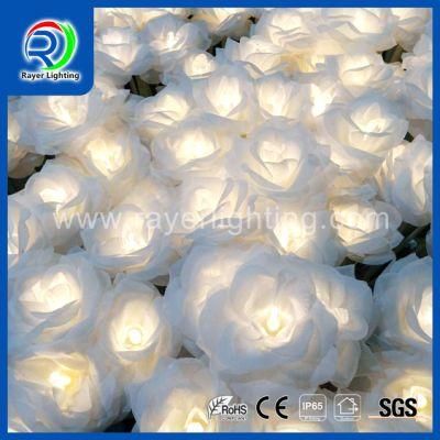 Garden Decoration Festival Light Artificial Flower Light Rose Light