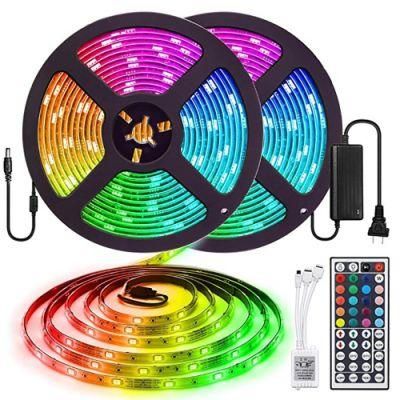 Popular 5050 RGB 5m Desktop Screen Backlight Lighting Waterproof Flexible RGB Tiktok LED Strip Lights with Remote Control