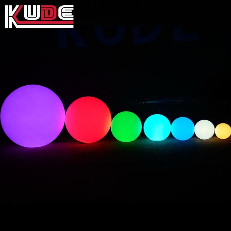 Colorful LED Lifting Ball Hanging Globe with Remote Control