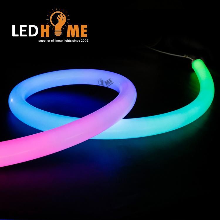 360-Degree Light Emitting Angle of Round Silicone Tube with Diameter of 40mm