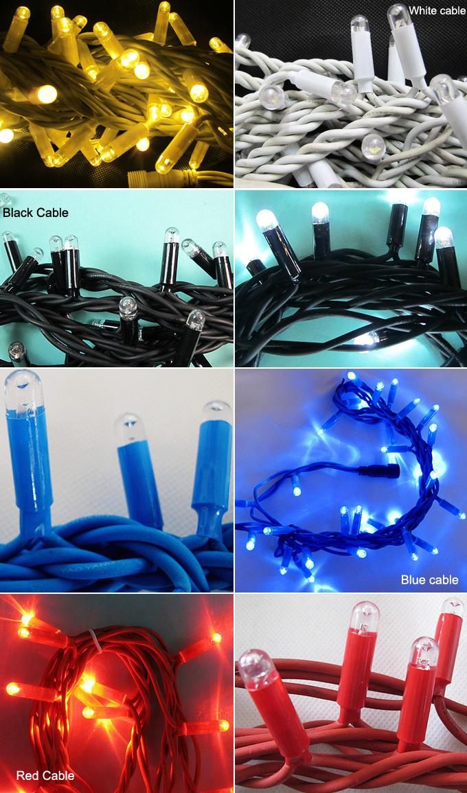 LED Rubber Garland Lights Christmas New Year Decoration