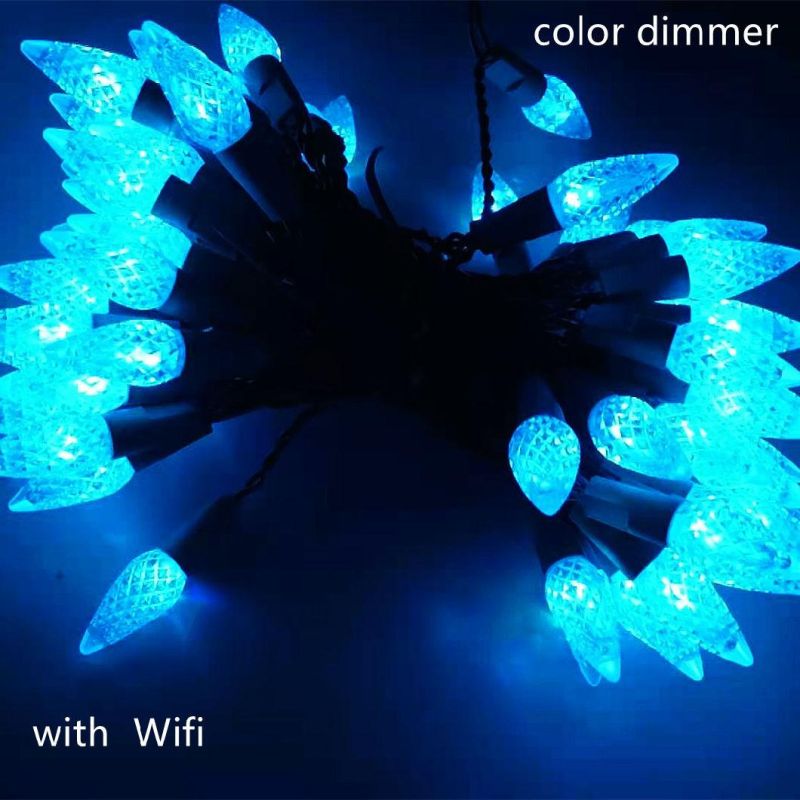 C6 String WiFi RGB Color Changing Christmas Decoration Light