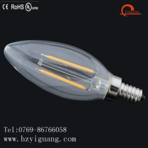 Candle Shpe Light LED Filament Bulb for Ceiling Light