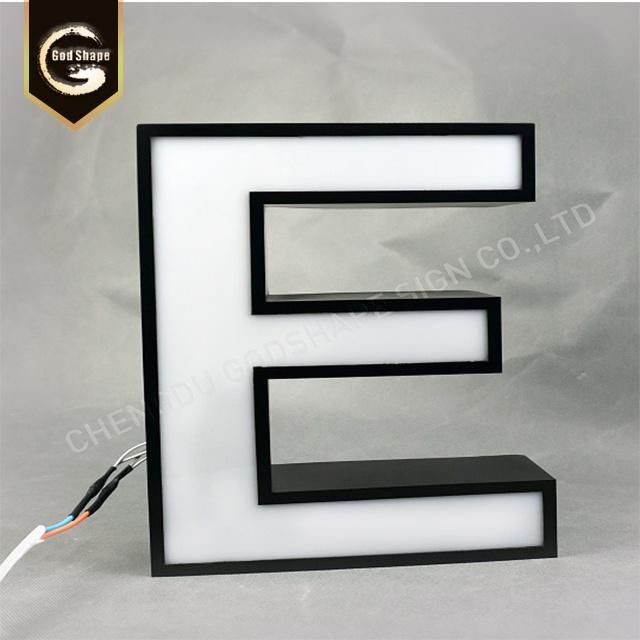 Factory Custom Handmade LED Channel Letter Frontlit and Backlit Sign