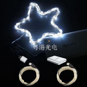 Flexible Christmas Decoration USB LED Copper Wire String Lights