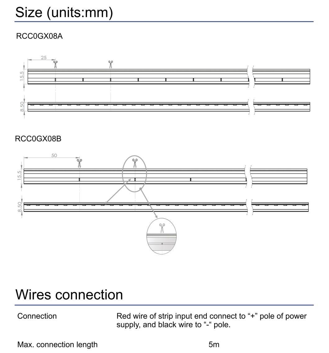 SMD2835 Neon 12W UL CE RoHS LED Lighting Flex Strip