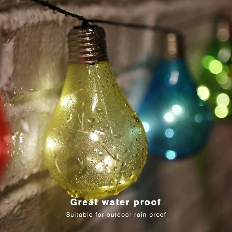 Solar LED Globe String Lights for Garden Christmas Decoration