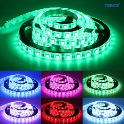 Red Color RGB SMD5050 LED Flexible Strip for Decoration Project
