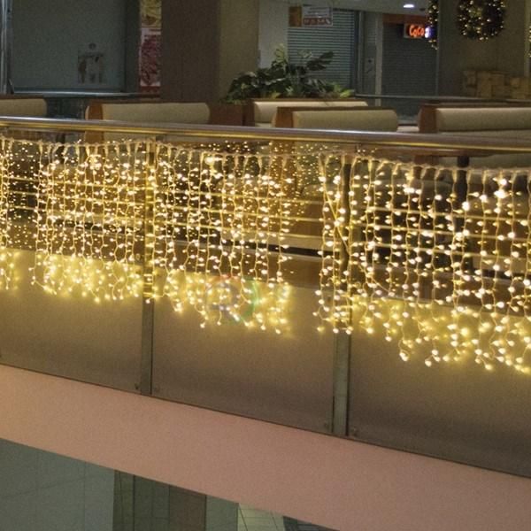 Waterproof LED Curtain Light Outdoor Decoration Christmas Lights