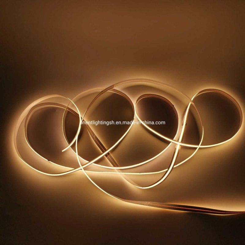 IP20 Non Dots 3000K COB LED Strip Light for Decoration