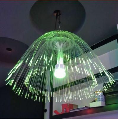 LED Decorative Lamps LED Fiber Optic Chandelier with Jellyfish Shape
