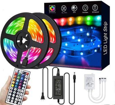 Party Smart LED Strip Lights Waterproof Dimmable Multicolor RGB 5050 LED Strip 5m 10m 20mrgb LED Strip Light