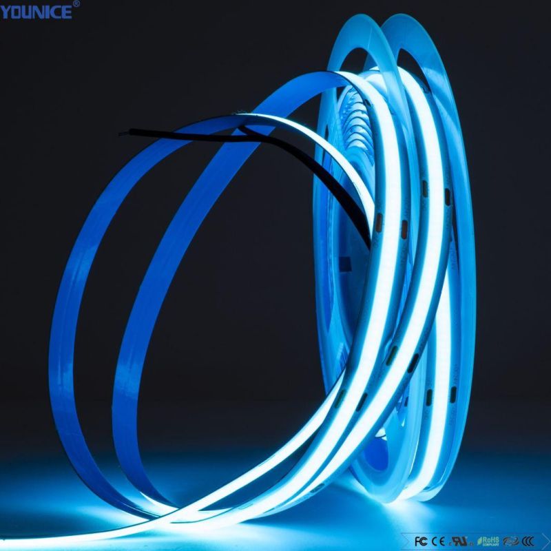 8W/M 8mm Width 320LEDs/M Ra90 DC12V LED Flexible COB Strip for Project