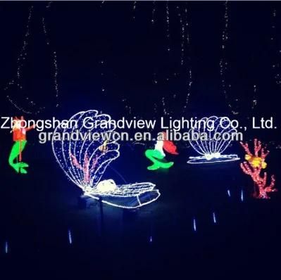 LED Mermaid Christmas Lights for Ocean Theme Park