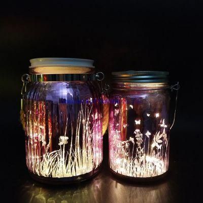 LED String Fairy Star Firefly Mason Glass Jar Copper Wire Lights