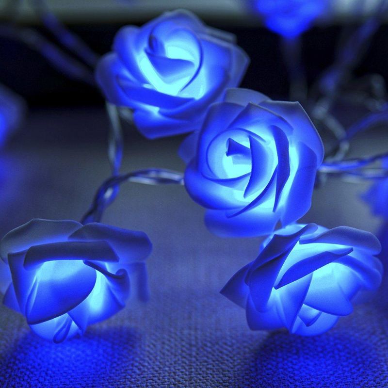 LED Christmas Party Indoor Decorationrose String Lights