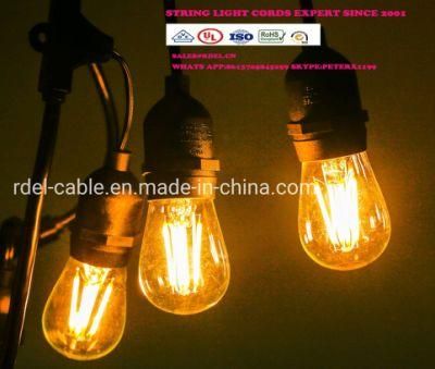 Power Cord Commercial LED String Lights (E26/E27 inline)