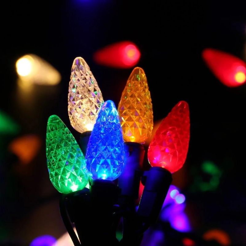 UL Listed 50 Count C6 LED Christmas Lights