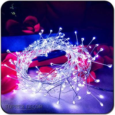 Outdoor Garden Ceiling String 3 Flashing Mode LED Fairy Lights for Christmas