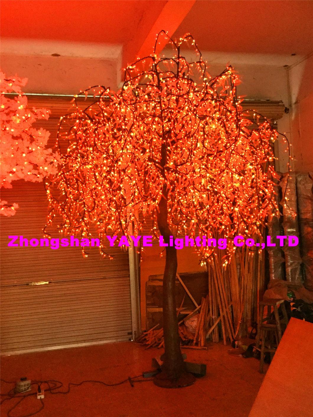 Yaye CE & RoHS Approval Outdoor RGB LED Holiday Tree Light / LED Willow Cherry Tree Light/LED Garden Tree IP65