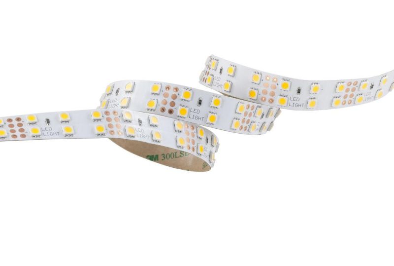 Competitive Price 120 LEDs/M Double Row SMD 5050 Flexible LED Strip Light