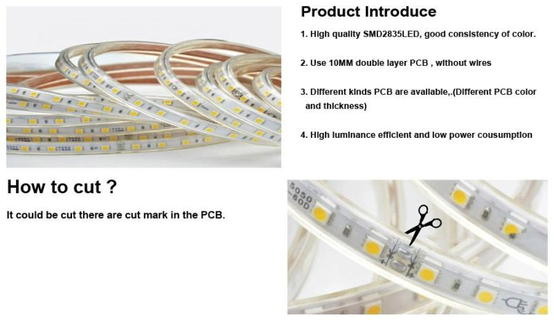 LED Under Cabinet Tape Light Warm White 12V 24V Les Flexible SMD 2835 Smart Waterproof LED Tape Strip Lights