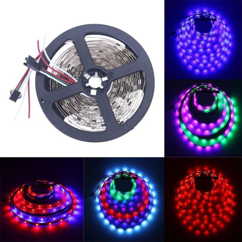 Ws2811 Magic Color 30/48/60LEDs/M DC12V Digital RGB Addressable LED Strip with CE RoHS UL Certification