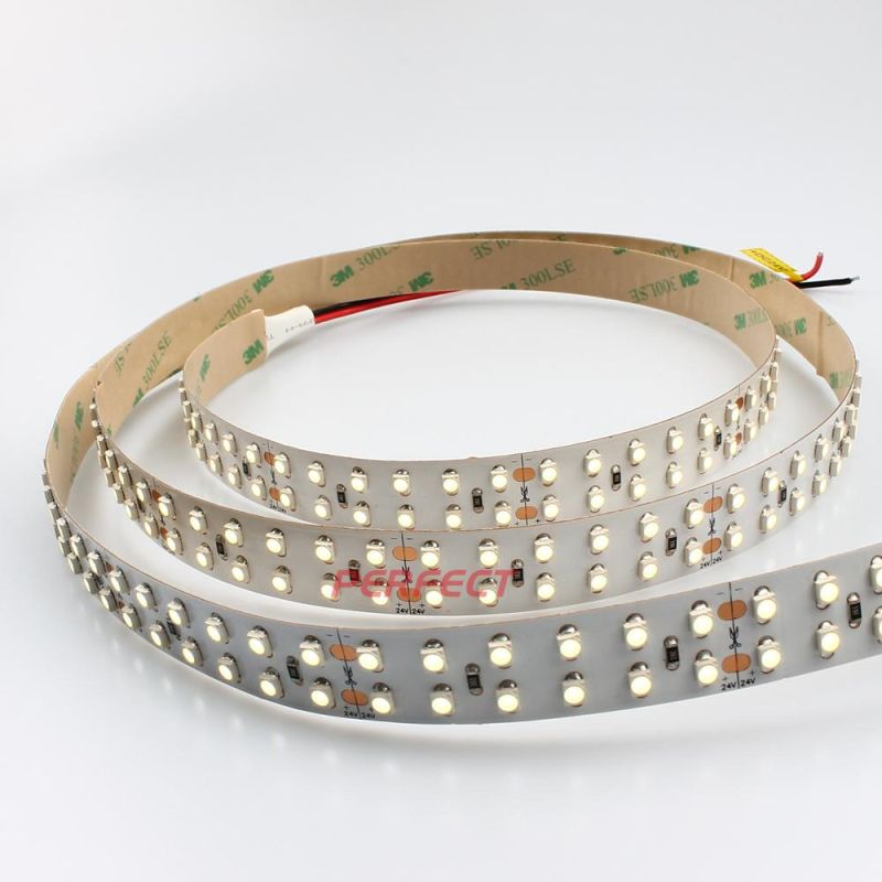 Double Row 5m DC24V Non Waterproof LED Strip 240LED/M