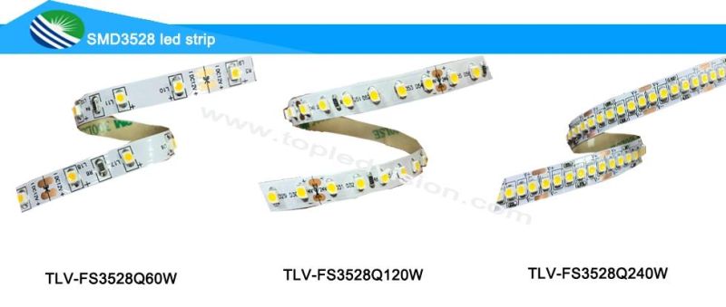 Ce TUV Approved Constant Current SMD3528 Flexible LED Strip Light