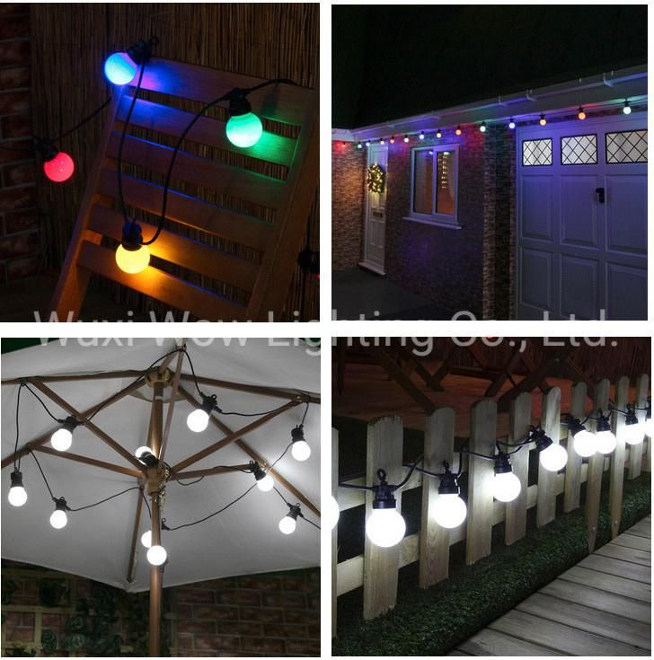 G50 Bulb Lamp String Can Be Connected to Outdoor Shopping Malls Waterproof Horse Running LED Lamp String Lamp Christmas Wedding Christmas Light