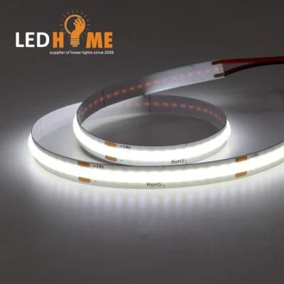 Factory Price 576LEDs/M DC24V COB Dual Color Strip Lights CCT 2700K-6500K Flexible COB LED Strip Light