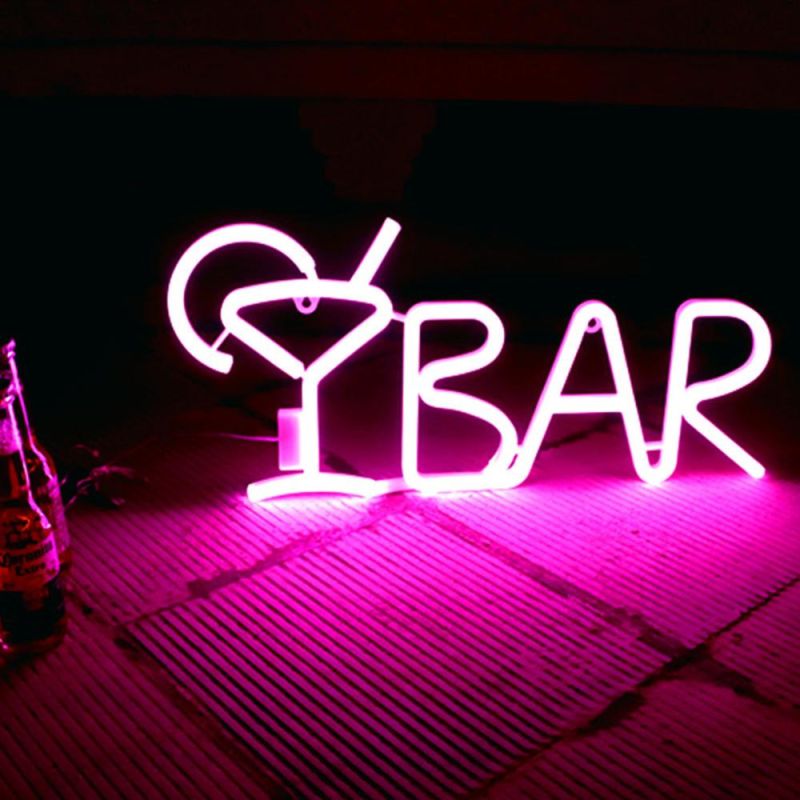 New Style Colorful Creative Romantic LED Neon Sign Bar Party Decor Custom Neon Sign