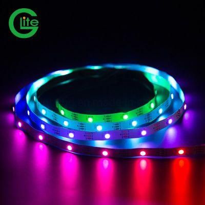 Hot Selling Factory Price Pixel Ws2812b Full Color 60LED White 5V Digital LED Strip Light