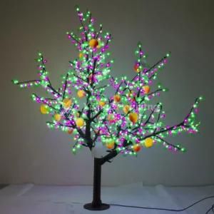 Artificial Peach LED Tree Light Ce RoHS