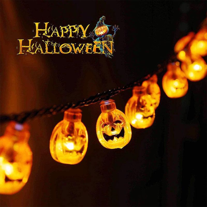 Halloween Pumpkin Solar String Light