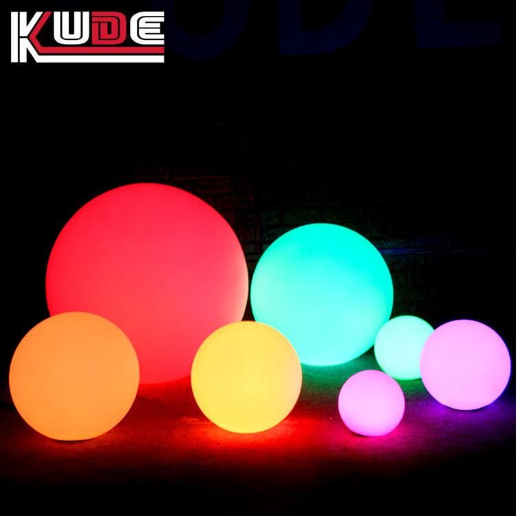 Colorful LED Lifting Ball Hanging Globe with Remote Control