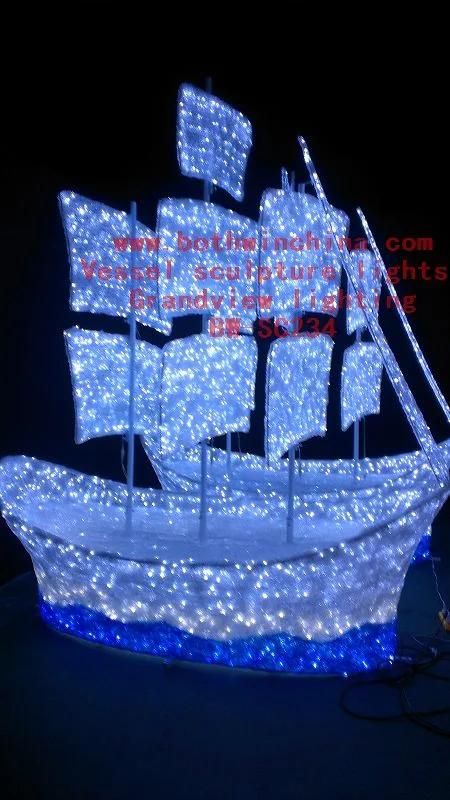 Vessel Sculpture Lights (BW-SC-234) , Christmas Lights as Shopping Mall Decoration,