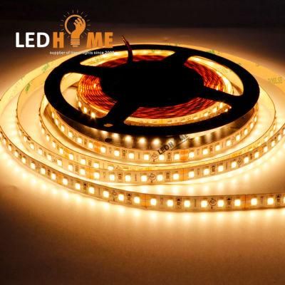 UL Certificate 120LEDs DC24V 20W/M 2700K Warm White SMD2835 Flexible LED Strip for Dots Free LED Linear Lighting